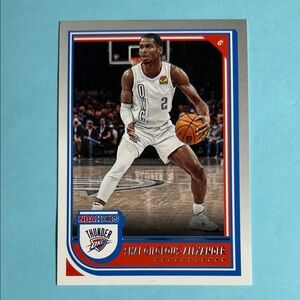 2022-23 NBA Hoops OKC Thunder Shai Gilgeous-Alexander Card #201
